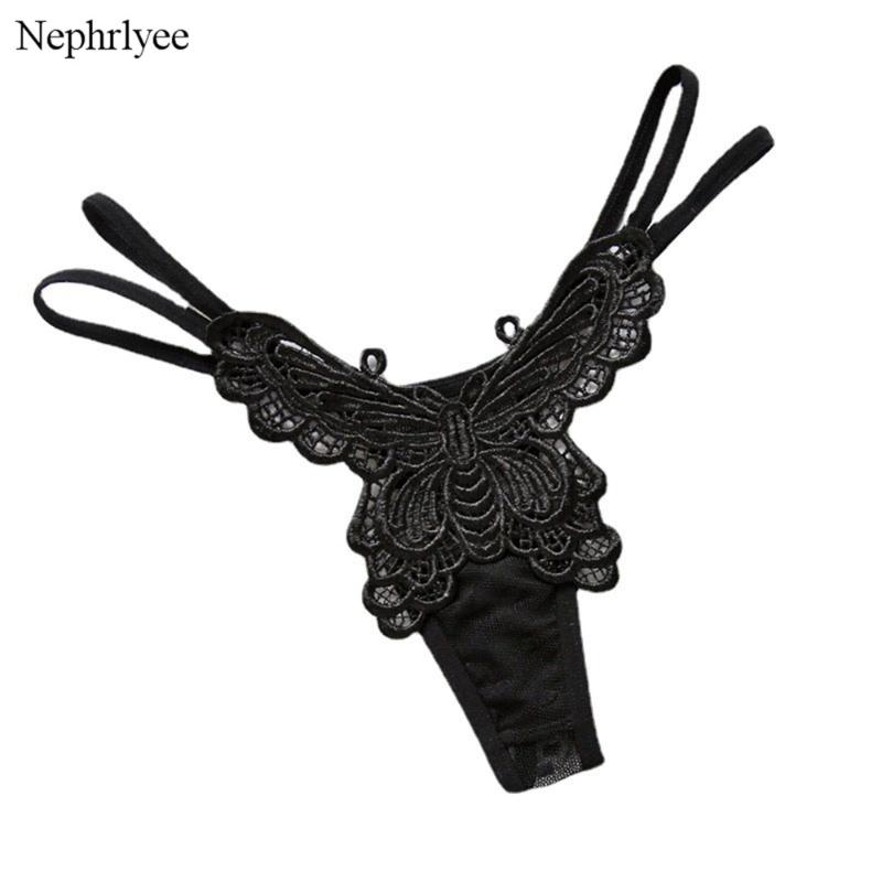 

Women's Panties 2021 Sexy Lace Underwear Women Low-Rise Embroidery Transparent G-String Thong Seamless Briefs Female Lingerie P020, White