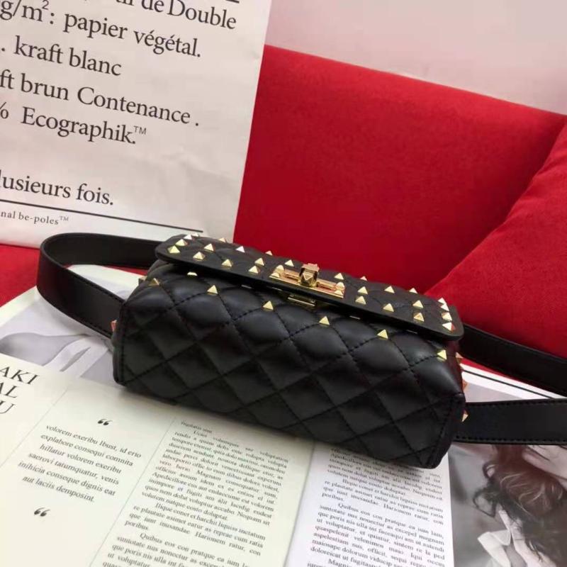 

Luxury Fanny Pack Women's Leather Suede With Rivets Waist Bags