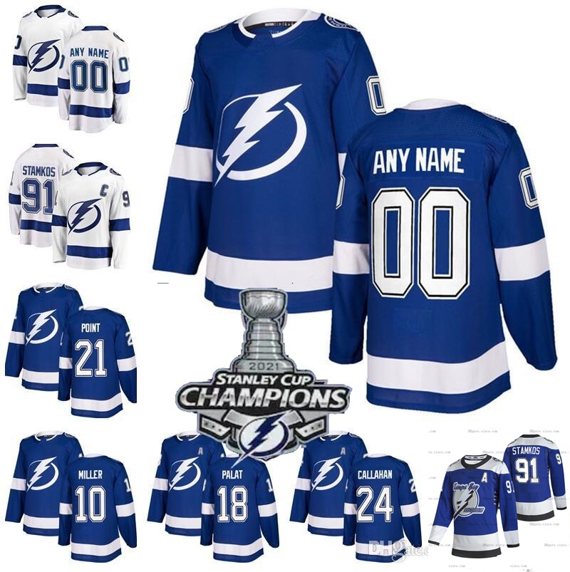 

Tampa Bay Lightning Nikita Kucherov 2021 Stanley Cup Champions Jersey /Brayden Point Victor Hedman Anthony Cirelli Stamkos McDonagh Killorn, Blue womens s-xxl
