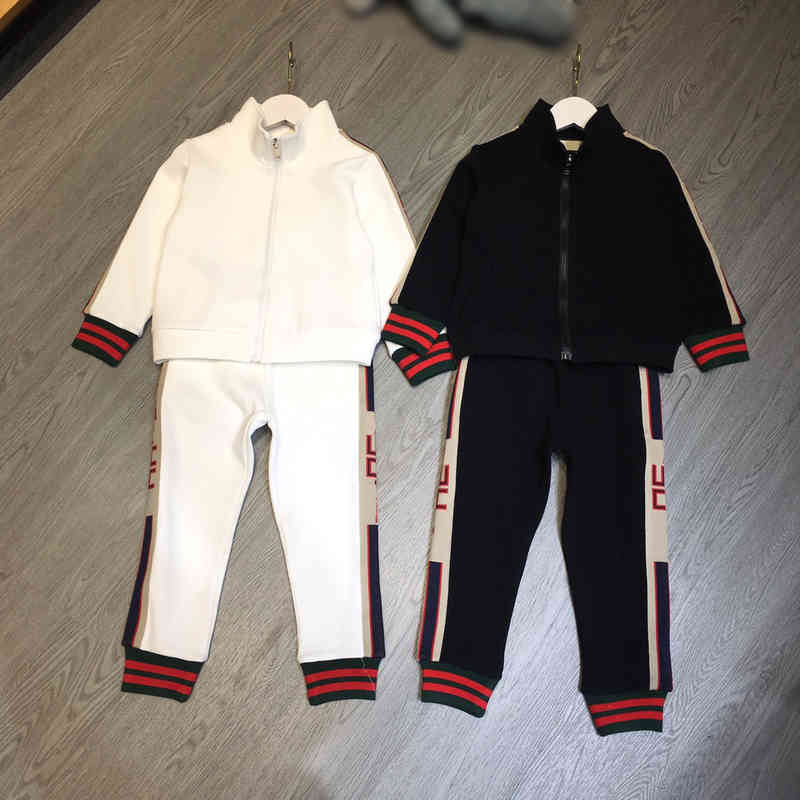 

classic design kids jacket pants set boys girls winter clothes cartoon pattern hoodies 2 piece suit children logo brand kid hoodie coat child boutique clothing, 10