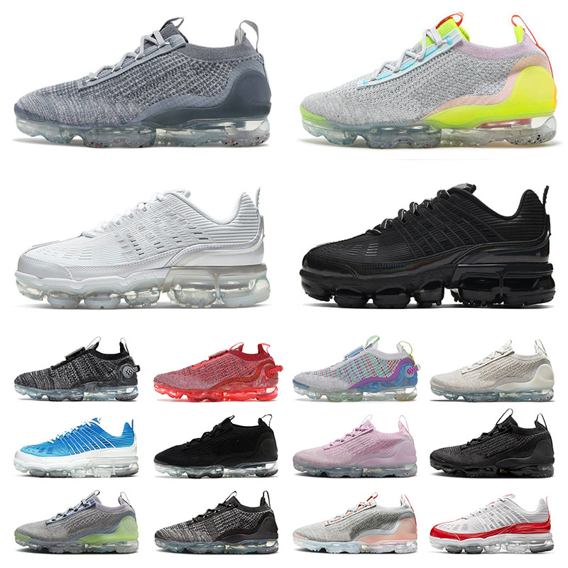 

Air Vapor Max Fly Knit-2020 Sports 360 Big Size Us 13 Running Shoes Mens Womens Black Speckled Oreo Vapormax Light Arctic Pink Airmax Blue Sneakers Trainers Eur 36-47, C23 36-47 summit white ghost green