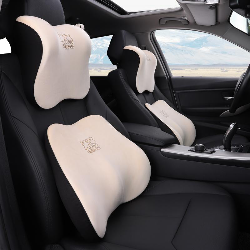 

Seat Cushions High Quality Car Headrest Neck Pillow Auto Rest Guard Lumbar Universal Head Support Protector Relieve Fatigue