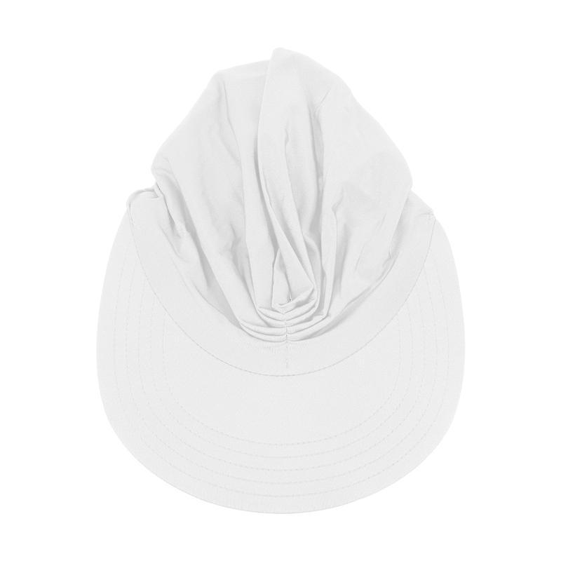

Wide Brim Hats 1Pc Adult Elastic Sun Beach Hat Creative Delicate Hollow, White