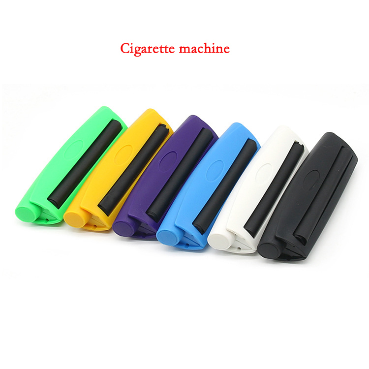 

Other Smoking Accessories Rolling Machine Plastic Manual 110mm Cigarette Maker Hand Tobacco Roller Smoke paper New Arrival