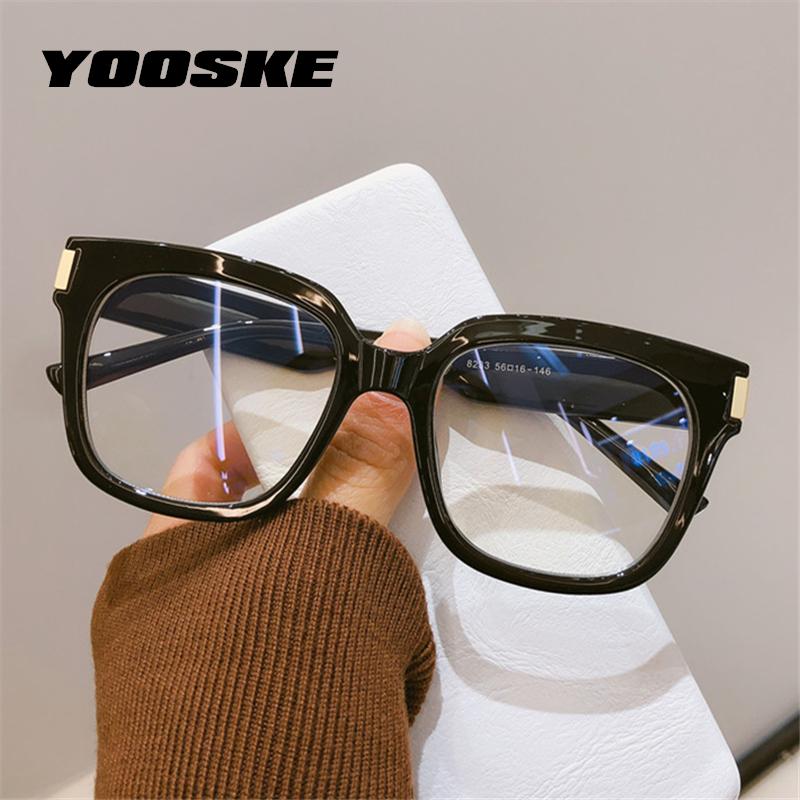 

Black Computer Glasses Frame Women Men Anti Blue Light Blocking Eyeglasses Fake Square Eyeglass Classic Optical Eyewear Sunglasses
