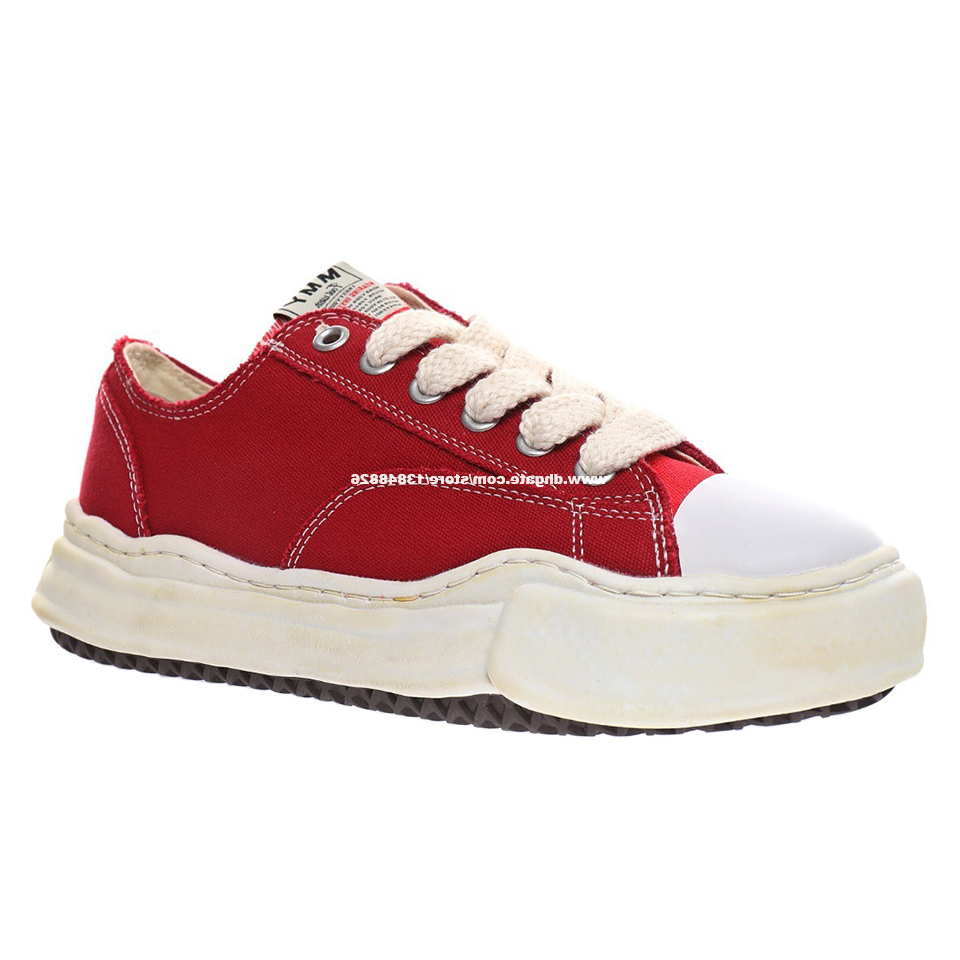 

Shoes Maison Mihara Yasuhiro Original Sole Low Cut Canvas for Men MiharaYasuhiro Toe Cap MMY Sports Sport Women, 6 36-45