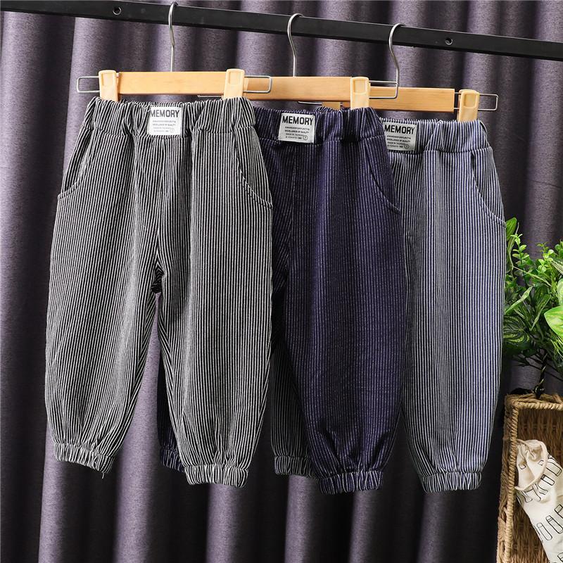 

Trousers 2021 Baby Spring And Autumn Clothes Children's Trousers, Pure Cotton Boys' Feet Pants, Small Medium-sized Bab, Blue
