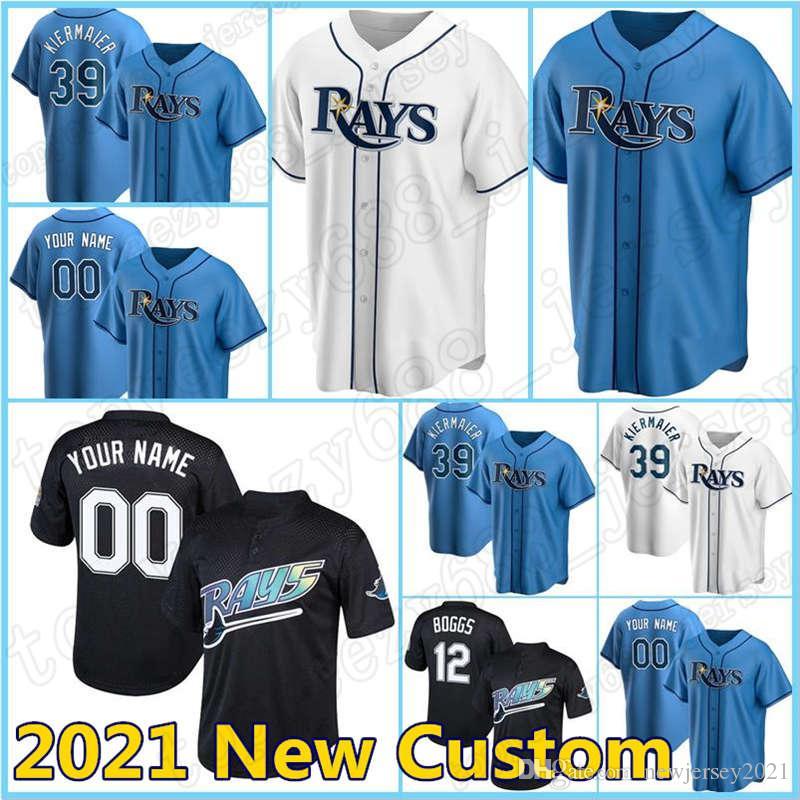 

12 Wade Boggs 39 Kevin Kiermaier Custom Rays 4 Blake Snell Baseball 8 Brandon Lowe Jersey Bay 50 Charlie Morton Tampa 17 Austin Meadows, Blue;black