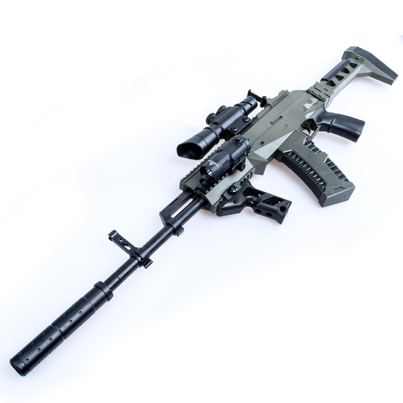 

Electric Toy Gun M762 Crystal Water Bomb Manual Gun Sniper Rifle Silah Blaster Pistol Model For Children Adults Boy CS Fighting Go
