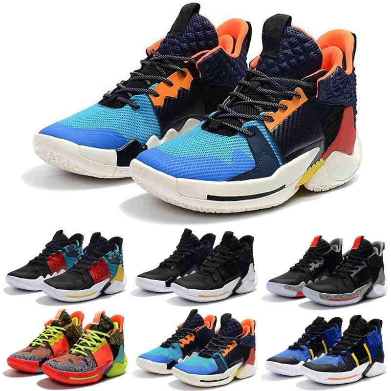 

why not shoes men 0.2 Russell Westbrook II zer0.2 sneakers zero 2 original trainers, Black