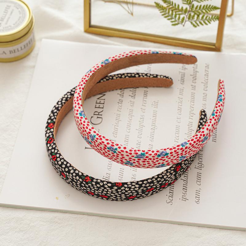 

Hair Accessories Vintage Bright Color Bezel Headwear For Women Girls Headband Korean Bands Hairband Hoop