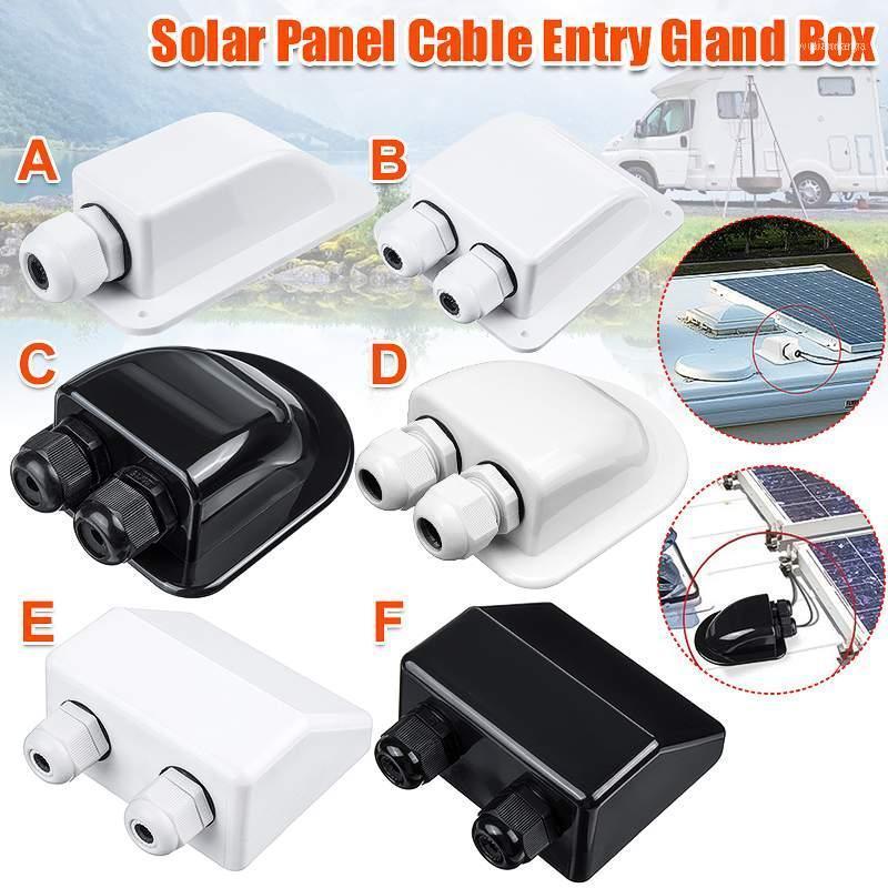 

Parts Single/Double Wire Entry Gland Box Solar Panel Roof Cable 1/2 Hole RV Motorhome Car Accessories1