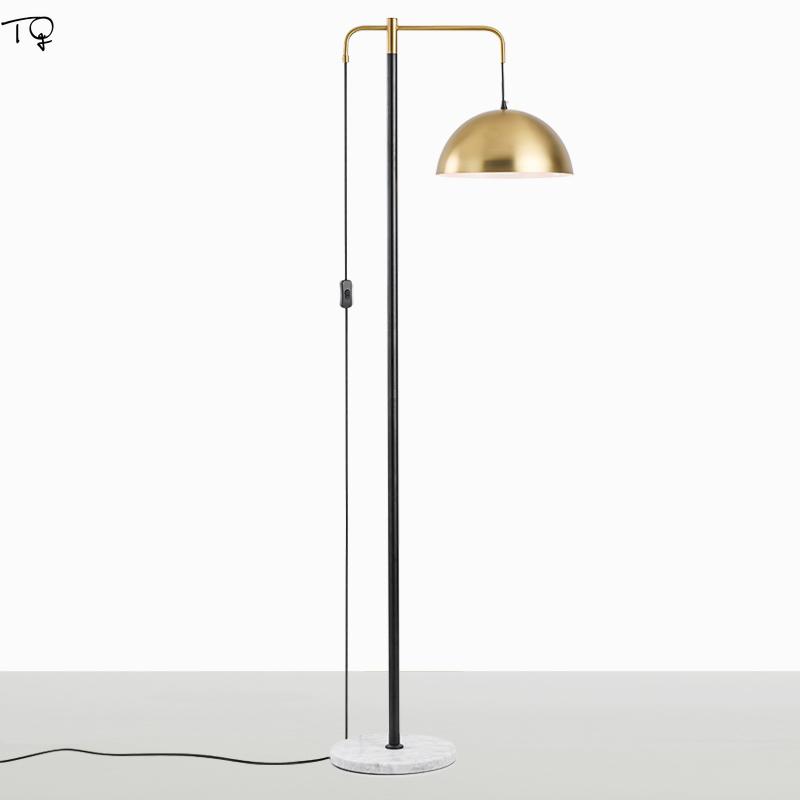 

Nordic Post Modern Designer Luxury Floor Lamp Creative Gold Lustre Led Standing Home Decor Living Room Bedside Bedroom Cafe Lamps