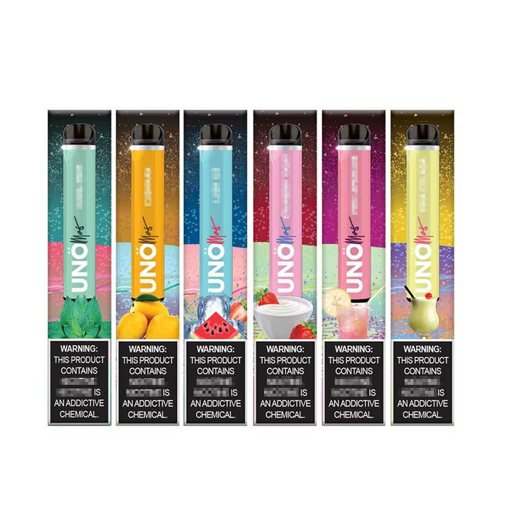 

IN Stock!!!UNO MAS Disposable E cigarettes 1200 Puffs Vape Pen Devices 4ml Pre-Filled Pods Cartridges Vaporizers 870mAh Battery Vape Bar Extra Ultra RANDM Vape
