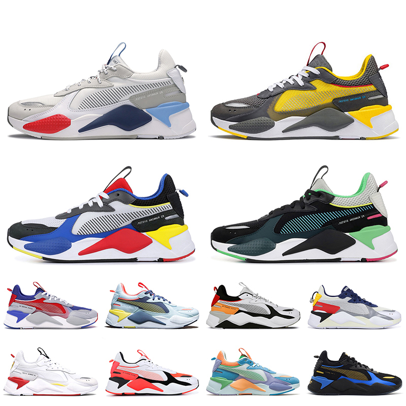

Fashion Women Mens Trainers Puma Rs-x Running Shoes RS X Toys Transformers Reinvention Optimus Prime Motorsport White Grey Irish Green Bright Peach Sports Sneakers, #15 tracks 36-45