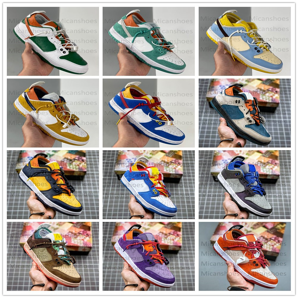 

KIKS x EJDER Wmns Top Quality Mens Casual Shoes Women Sneakers Many Elements Trainer Outdoor Lace-up, White;red