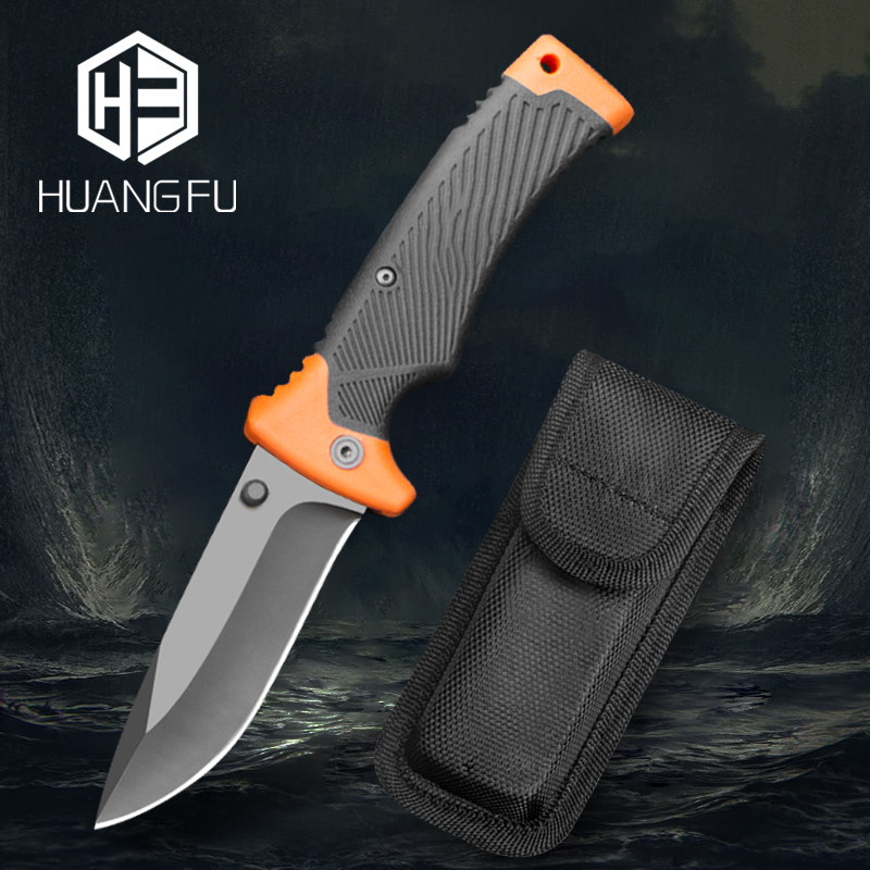 

Foding Knife 7CR17Mov G10 ABS Hande Bade Tactica Camping Surviva Combat Pocket Knives EDC Hunting Muti Toos Knife Sheath