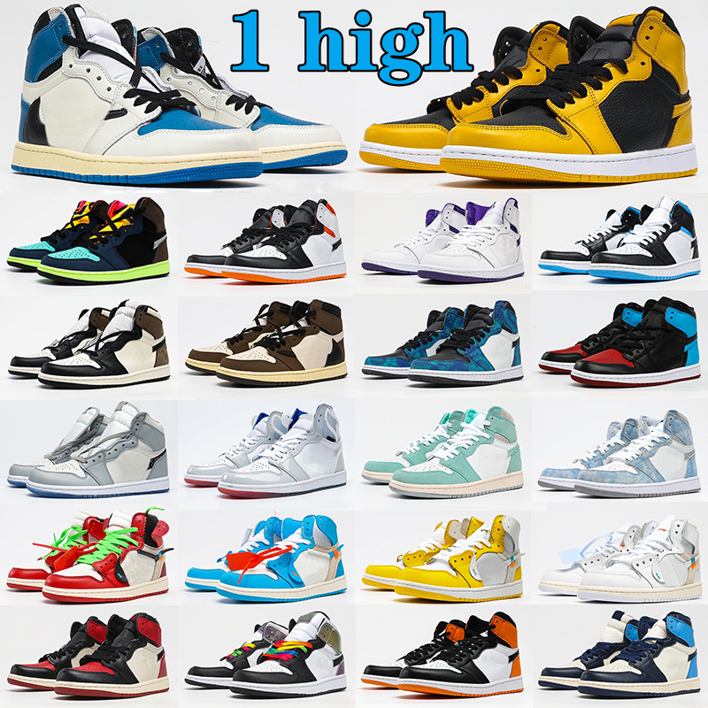 

Top Quality Jumpman jorden 1s Run Basketball Shoes High Travis Scotts Fearless Obsidian UNC Mens Women Banned Bred Toe Chicago Men Womens air jordan 1 Sport Sneakers, I need look other product