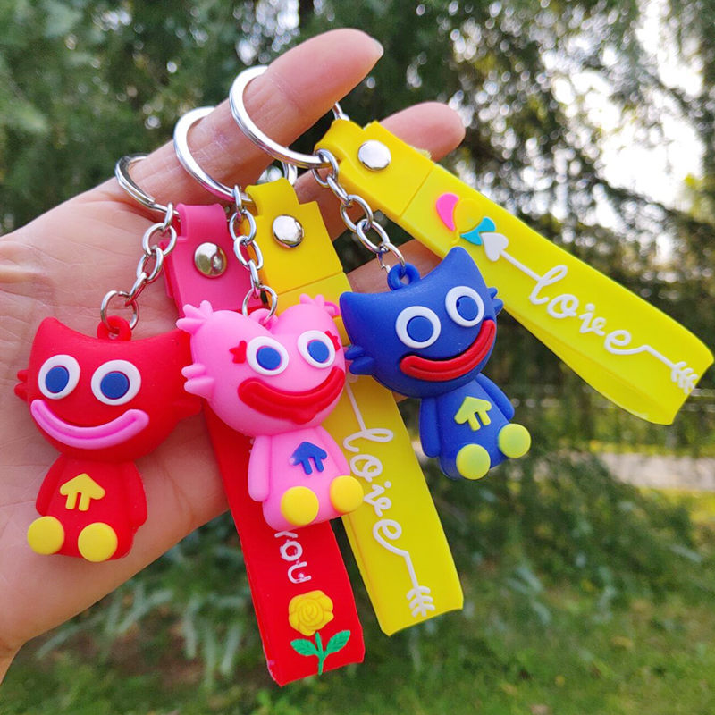 

Party Favors Gifts Poppy playtime Silicone Keychain Huggy Wuggy Character Scary Figures Key Chain