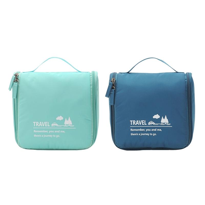 

Pcs Hanging Travel Toiletry Bag Cosmetic Make Up Organizer For Women And Girls, Green & Blue Bags Cases