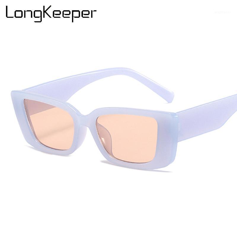 

Sunglasses LongKeeper Fashion Square Women Luxury Rectangle Sun Glasses Female Candy Color Eyewear Oculos Lunette De Soleil