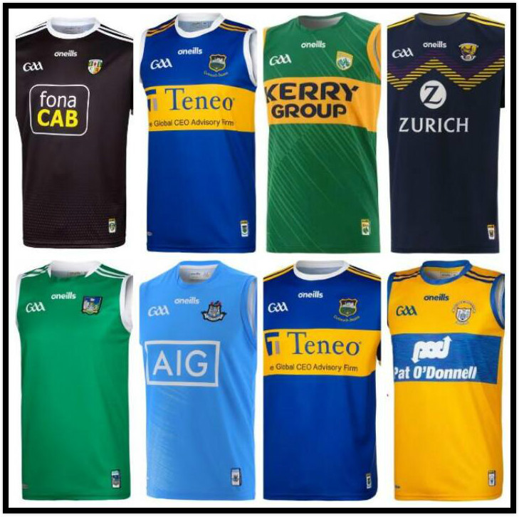 

Dublin GAA Carlow Roscommon OFFALYS NEWYORK Vest Rugby Jerseys LONGFORD Limerick WEXFORD KILKENNY Donegal Antrim KERRY TYRONE MAYO CORK