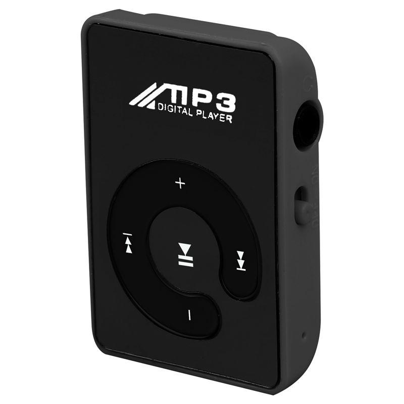 

& MP4 Players Mini Mirror Clip USB Mp3 Music Player Student Sports Running Walkman Ultra Thin TF Card Loudspeaker Function