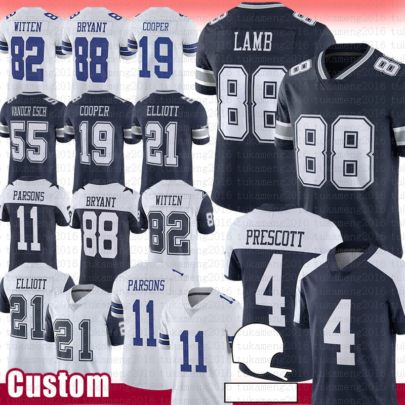

CeeDee Lamb Dak Prescott Football Jersey Micah Parsons Ezekiel Elliott Amari Cooper Leighton Vander Esch Jason Witte Tony Dorsett DallasCowboysTroy Aikman, Mens jersey(niuzai)