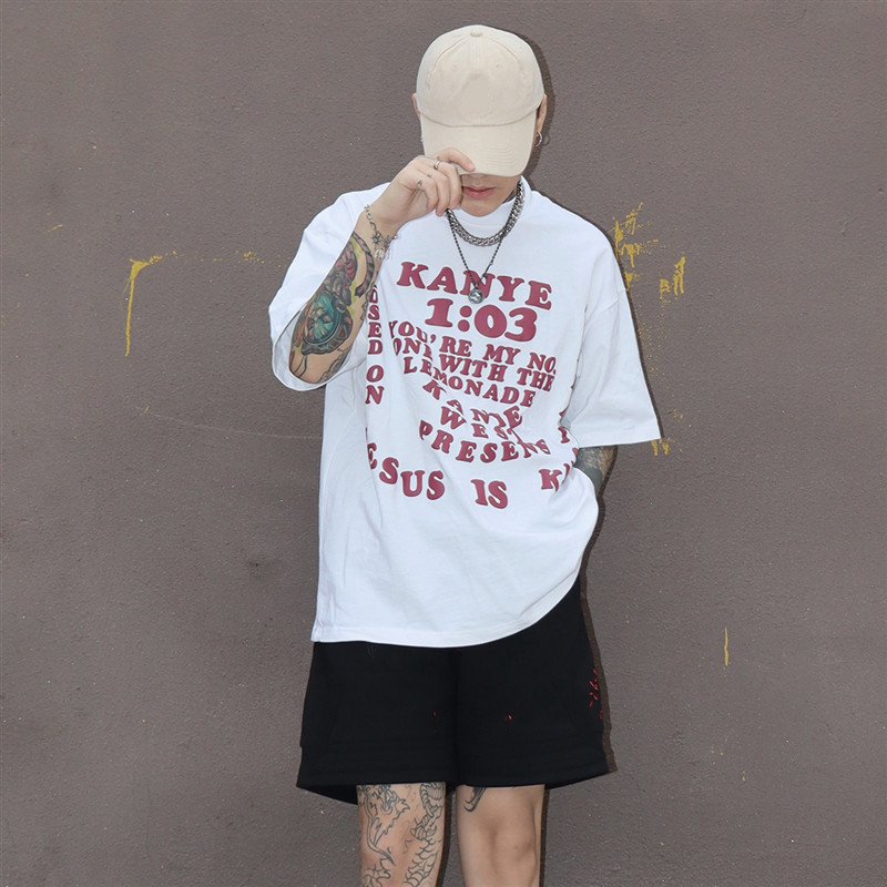 

Men Women Tour T-shirts Hip Hop Oversize Tee