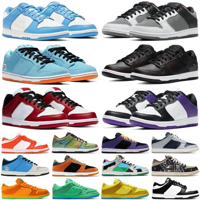 

2021 Dunks Shoes For Men Women Fashion Classic Luxurys Designers Low Plate-forme Sneakers Elephant Chicago Chunky Dunky Black White Kentucky