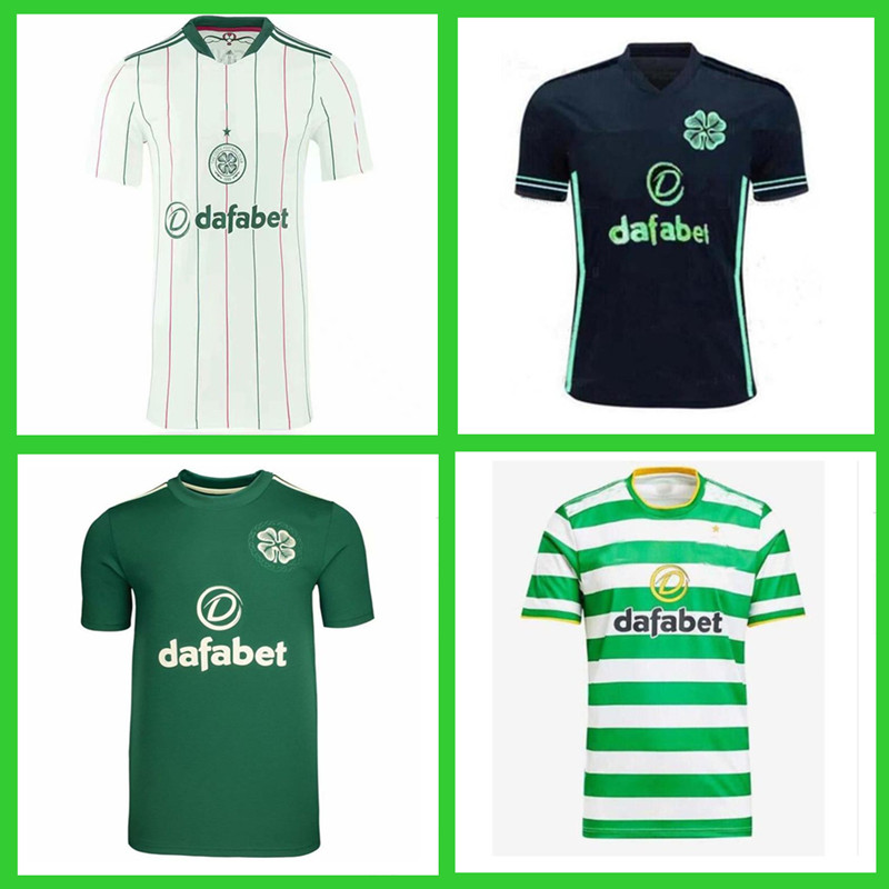 

2020 2021 Celtic Soccer Jerseys McGREGOR GRIFFITHS 20 21 DUFFY FORREST BROWN CHRISTIE EDOUARD BAYO Men Football Shirts, Black