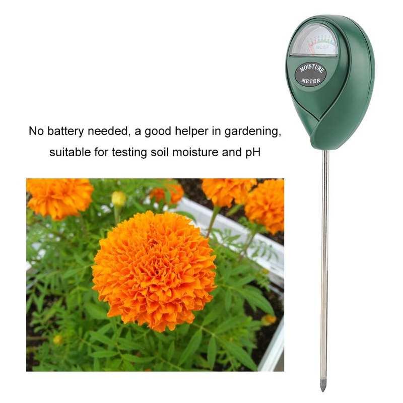 

Meters 2 In 1 Soil Tester Moisture Meter Humidity Monitor PH Detector With Probe For Garden Plant