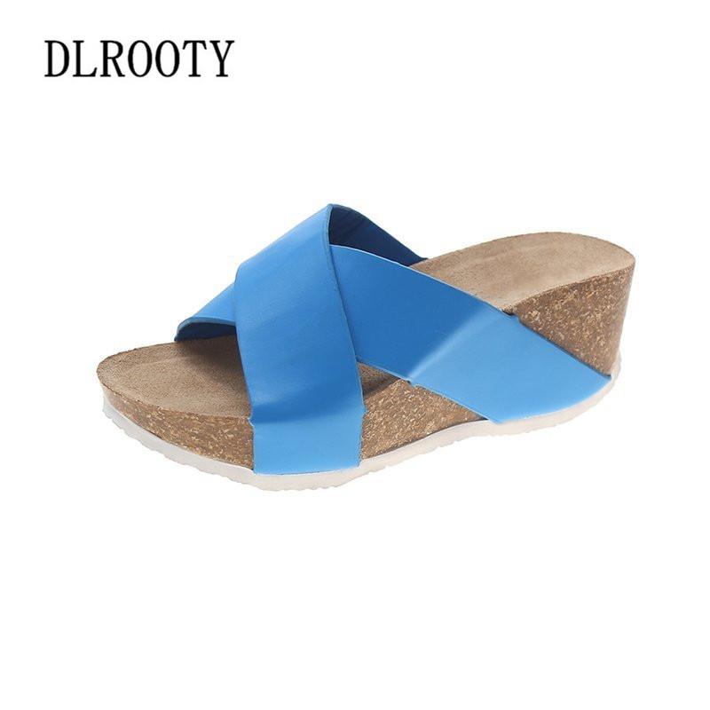 

Women Sandals Slippers Flip Flops Summer Fashion Wedges High Heels Non-slip Shoes Platform Peep Toe Slides Lady Casual Big Size, Black