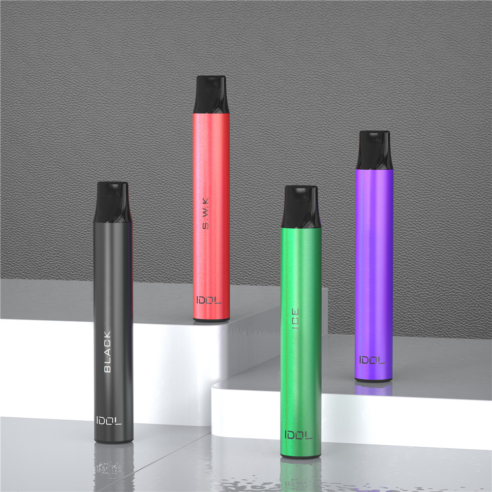 

Authentic Hzko Idol Disposable E Cigarettes Pod Device 600 Puffs Vape Pen 3.0ml 500mAh Battery Food Grade Material Factory