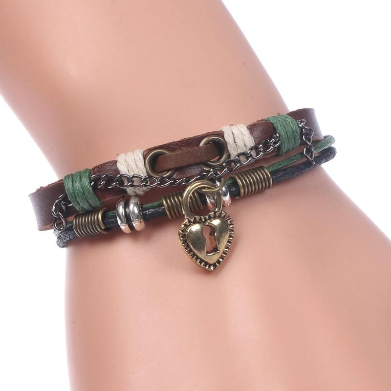 

2pcs Couples Bracelet Lovers Braclet His & Hers Lock And Key Friendship Est Beaded, Strands