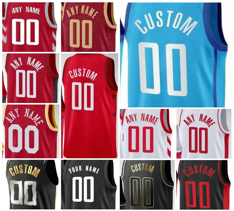 

2021 City Printed John 1 Wall PJ Jersey Tucker Christian Wood Eric Gordon DeMarcus Cousins Danuel 4 House Jr. Chris 3 Clemons Basketball Jerseys, Black;red