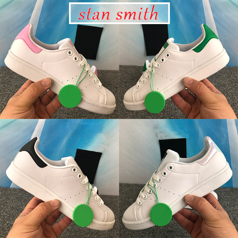 

With Box stan smith men women Casual Shoes iridescent white OG green zebra pink metallic silver lush red mens sneakers