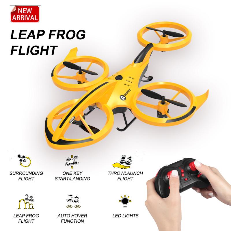 

H853 RC Drone Quadcopter Stunt Remote Control Indoor Frog Leaping Flight Flip Throw Launch Helicopter Kids Toy Drones