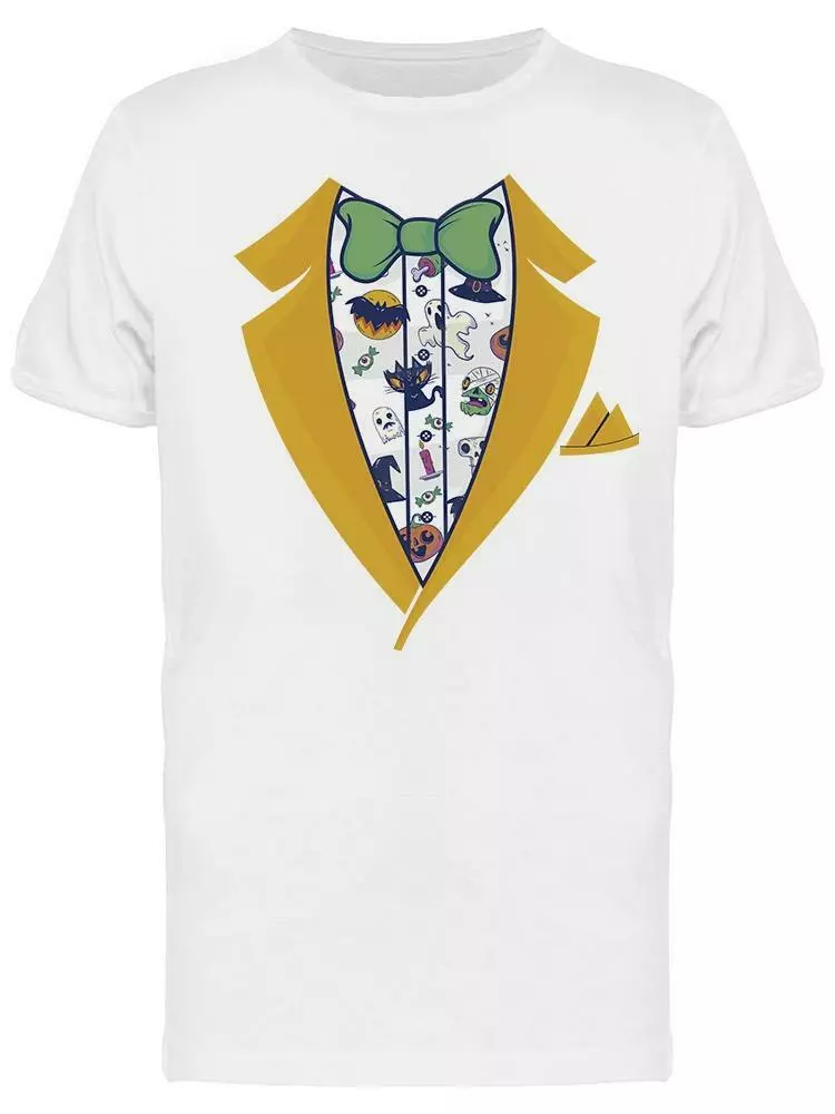 

Suit Costume Halloween Doodles Men' T-shirt, Mainly pictures