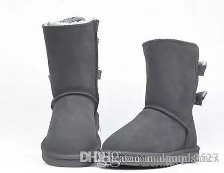 

UGGsUGGbailey bow snow boots NEW WGG Australia classic tall winter boots real leather Bailey Bowknot women's Children kids s DOZ, Blue