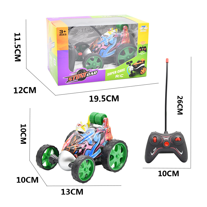 

Wireless remote Flip car electric tumbling stunt graffiti control Christmas gift kids competition toys