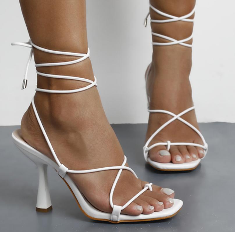 

Thin High Heels Office Ladies Bride Wedding Women Summer Sandals Pumps Accrossing Zapatos Mujer Shoes Woman Chaussure D2497, Black