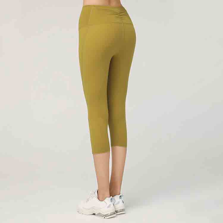 

Women Align Leggings Outdoor Running Fitness Tight Yoga Pants Hip Lift High Waist Quick Dry Butterfly Capris