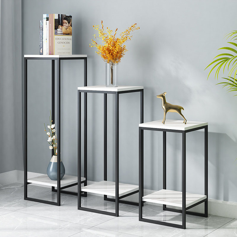 

Living Room Furniture Nordic light luxury flower rack shelf indoor green pot rack floor imitation