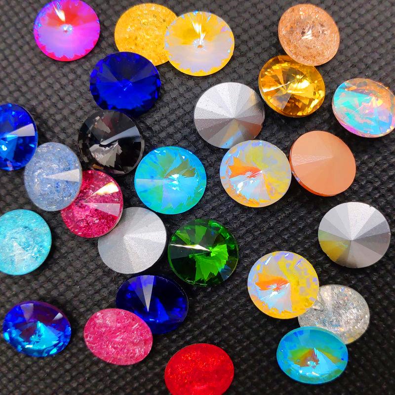 

Other K9 Crystal Rivoli, Point Back Rhinestone Round Glass Stone