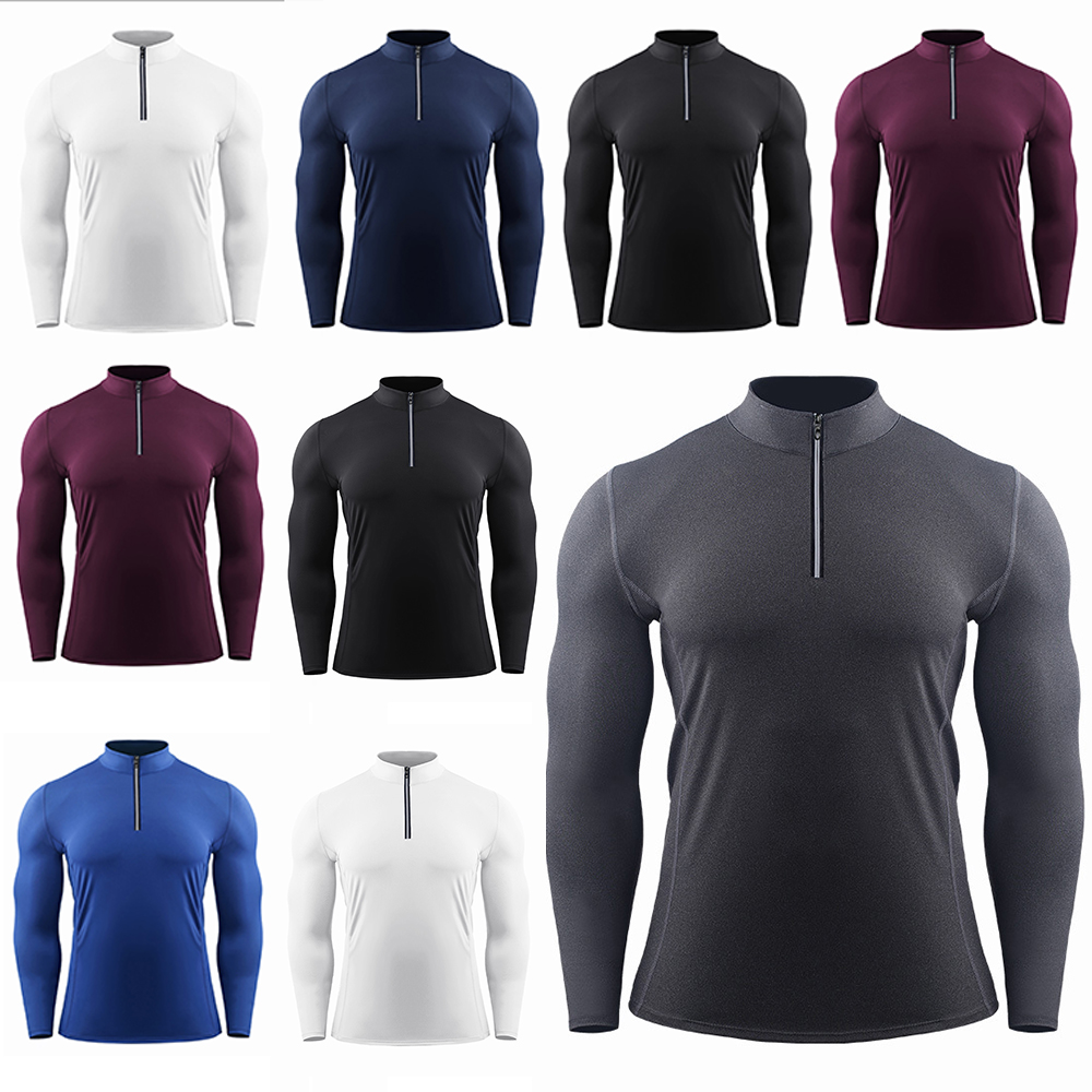 

Men fall and winter lulu sports sweatshirt Fitness le running tops training mon long-sleeved half zipper stretch quick drying collar yoga sweater, L need look other product