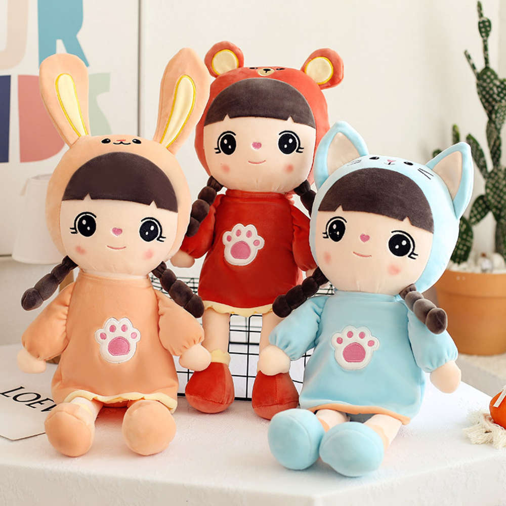 

Little Girl Dolls turned into little dolls plush toys for girls and children, Blue