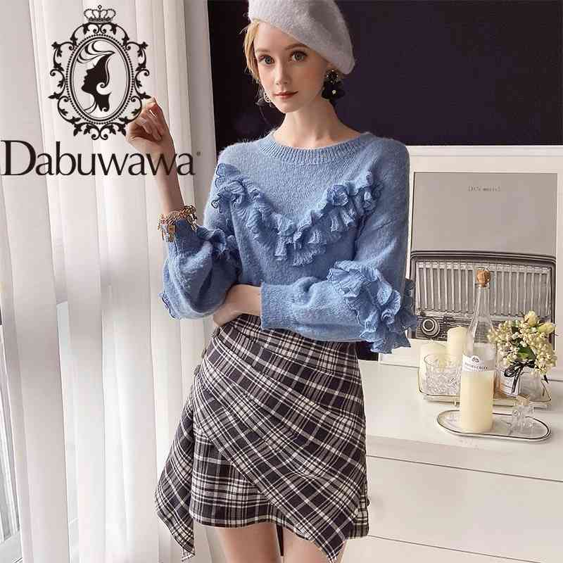 

Dabuwawa Elegant Asymmetrical Plaid Skirt Women Pleated Mini Skirts Female Fashion Design Streetwear Skirts Ladies DT1CSK007 210520, Black
