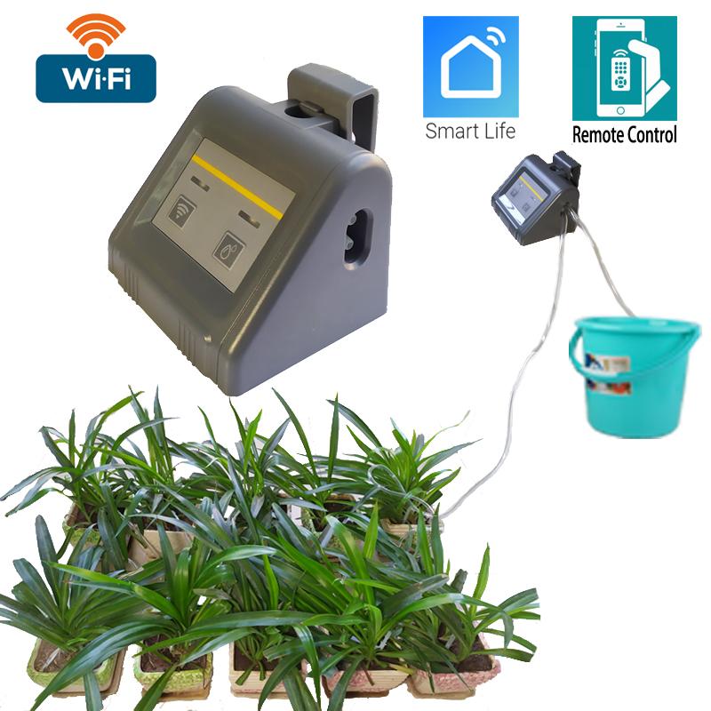 

Wi-Fi Remotely Controled Indoor Micro-drip Irrigation Timer System With Pump Water Controller Watering Equipments