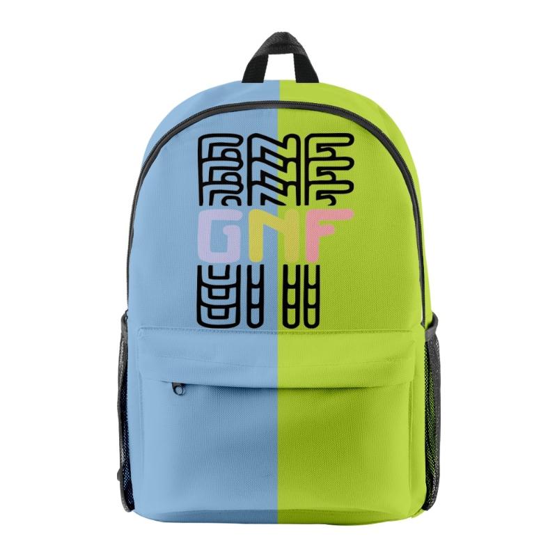

Backpack WAWNI Georgenotfound Cosplay School Bag GNF Zipper Backpacks Casual Bags Fashion Daypack Harajuku Traval, Nj16